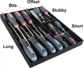 691045411441 TOOL SORTER Screwdriver Organizer #3