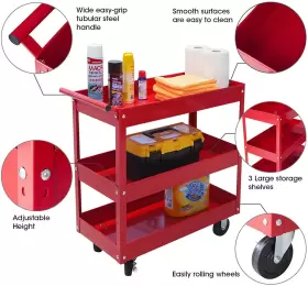 34366 TORIN Jacks Tool Carts Shelf Steel Service Utility #3