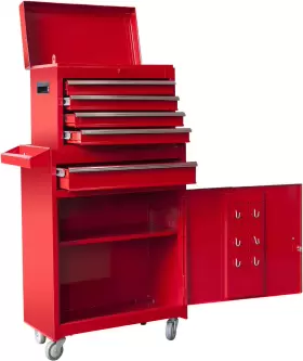 691197739042 TORIN Rolling Garage Workshop Organizer Drawer #3