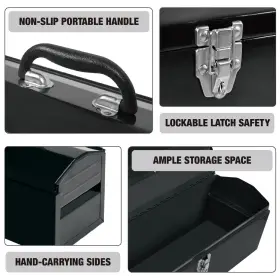 810104644235 TORIN Tool Box Hip Roof Storage Organizer Wi #3