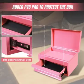 810151422602 TORIN Mini Steel Tool Box Drawer Garage Wo #3