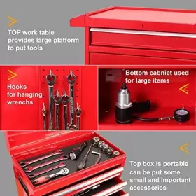 ATBT2315R TORIN Rolling Tool Chest Drawers Lockable #2