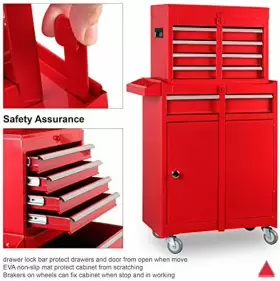 ATBT2315R TORIN Rolling Tool Chest Drawers Lockable #3
