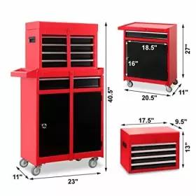 ATBT3426R-RB TORIN Rolling Tool Chest Box Wheels #3