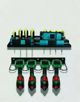 T0286 TORQUE SMITH Tool Organizer Rack #2