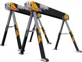 TB-C700-2 TOUGHBUILT Folding Sawhorse Jobsite Table Su