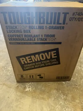 TB-B1-D-R91-BES TOUGHBUILT Stacktech Rolling Locking Tool Box