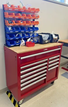 H-8947R ULINE Tool Cabinet Tooling