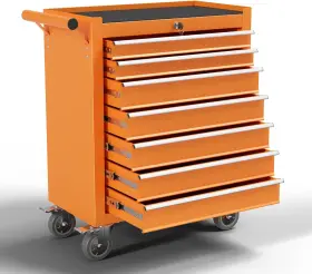 TC001 ROLLING Tool Chest Wheels Storage Cabinet Locking