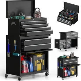 VTC0081BK UNKNWON Tool Chest Rolling Storage Cabinet Enhanced