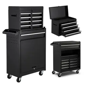 445024276278 VEICK Tool Storage Cabinet High Rolling Chest