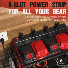 445001859807 VEITORLD Power Tool Organizer Charging Station #2