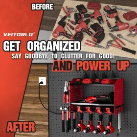 445001859807 VEITORLD Power Tool Organizer Charging Station #3