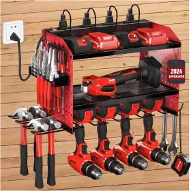 445001859807 VEITORLD Power Tool Organizer Charging Station