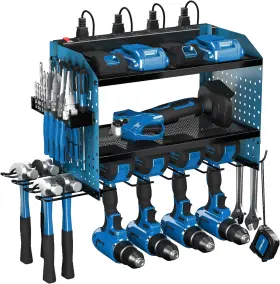 HB-US-2 VEITORLD Power Tool Organizer Strip Drill Holders He