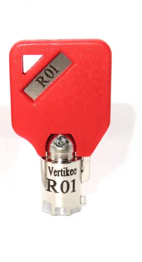 R01-RED VERTIKEE TM Key Milwaukee Husky Steel Glide Tool Box