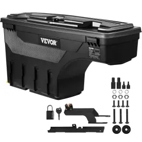 F150 VEVOR Bed Storage Box Lockable Password Padlock