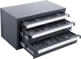 197988215585 VEVOR Drill Bit Organizer Drawer Steel Cabinet
