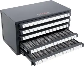2-56 VEVOR Tap Dispenser Cabinet Drawer Organizer Steel