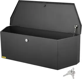 36X12X12 VEVOR Steel Trailer Tongue Box Storage Lock Key