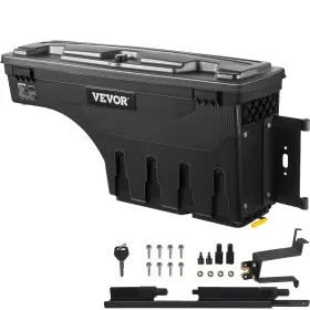 840281545353 VEVOR Bed Storage Box Lockable Lid Waterproof