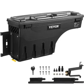 840281545377 VEVOR Bed Storage Box Lockable Lid Waterproof 840281545377 VEVOR Bed Storage Box Lockable Lid Waterproof