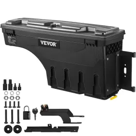 840349920405 VEVOR Bed Storage Box Lockable Swing Password