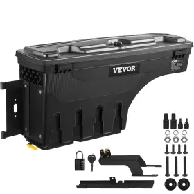 840349920412 VEVOR Bed Storage Box Lockable Swing Password