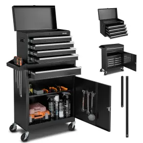 TBC112015 VEVOR Rolling Tool Chest Drawers Storage Cabinet
