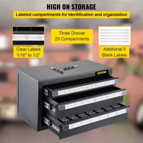 VV-DC-11612 VEVOR Drill Bit Dispenser Cabinet Drawer #3