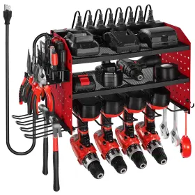 WTR02 VEVOR Power Tool Organizer Charging Station Drill Rack