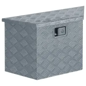 142942 VIDAXL Tool Box Storage Trunk Chest Trapezoid