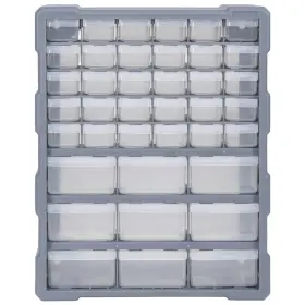 147586 VIDAXL Drawer Organizer Storage Unit Wall Cabinet Box