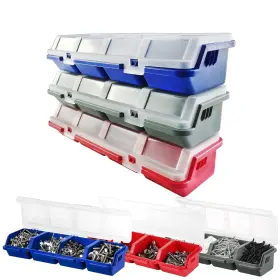 SN07 VILIERY Screw Organizer Boxs Lids Compartments Tools