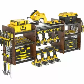 JJ0017 VIMIROO Power Tool Organizer Drill Holder Wall Mount