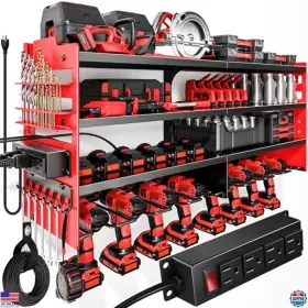 B0DTHJRZYT VISIT THE POKIPO STORE Wall Mount Tool Organizer