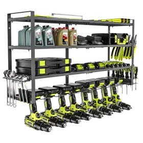 PTO-8 VIYAWISE Power Tool Organizer Wall Mount Led Light
