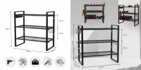 712243138036 VOLIN CRIK Power Tool Organizer Drill Holder #3