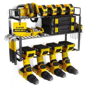 TO12 VOLTIGRIP Power Tool Organizer Wall Mount Stor