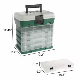 194189656612 WAKEMAN Storage Tool Box Organizer Utility #2