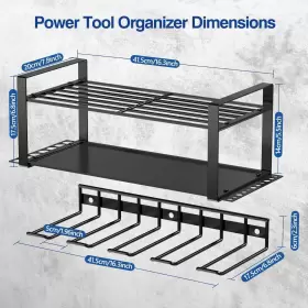GJJ-01 WARMODERN Power Tool Organizer Wall Mount Garage #3