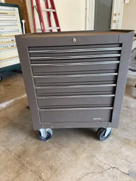 WI-729B WATERLOO Rolling Tool Cabinet Powder Coated Steel Key
