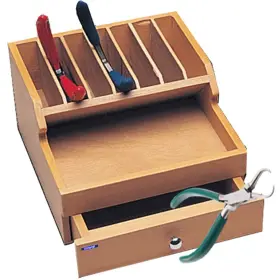 63563 WAYMIL Wooden Pliers Rack Drawer Storage Tool Organizer