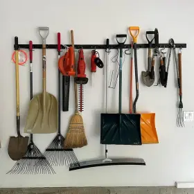 WM4001 WELLMADE Garden Tool Organizer Garage Storage Hooks