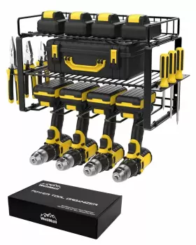 672352809220 WELLMALL Power Tool Organizer Holder Wall Mount
