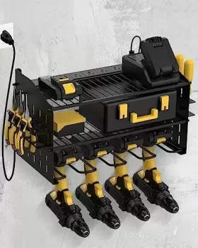 769293465964 WELLMALL Power Tool Charging Station Wall Mount