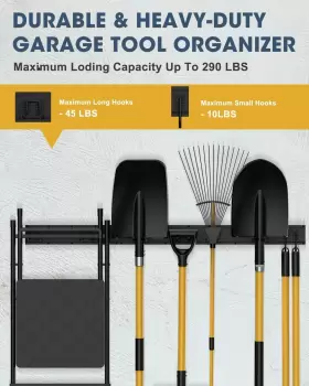 769293466091 WELLMALL Garden Tool Organizer Garage Wal #2