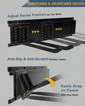 769293466091 WELLMALL Garden Tool Organizer Garage Wal #3