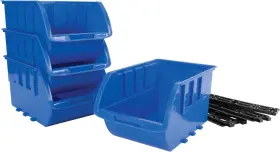 726084396050 WILMAR CORPORATION Stackable Storage Trays Posi