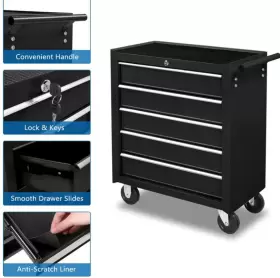 H1G4700038 WINADO Drawer Steel Tool Cabinet Wheels #3